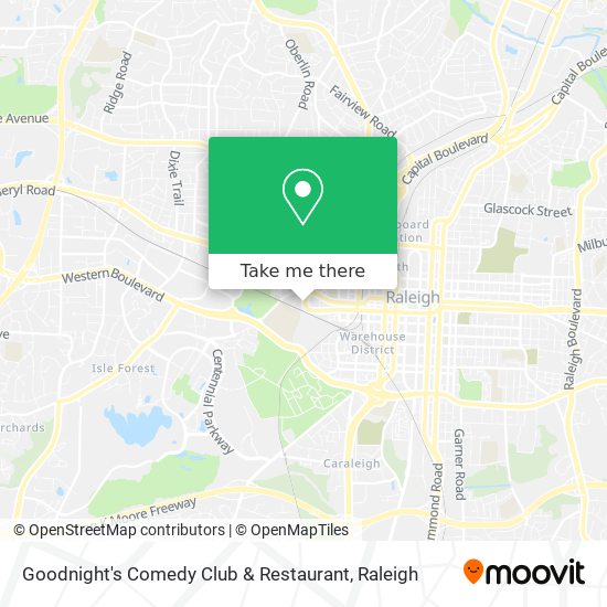 Mapa de Goodnight's Comedy Club & Restaurant