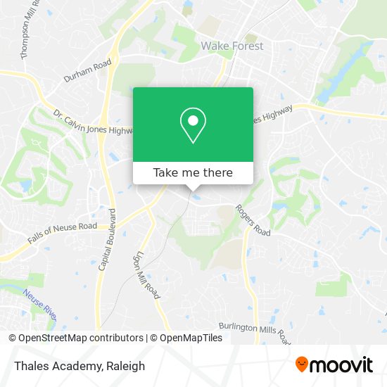 Thales Academy map