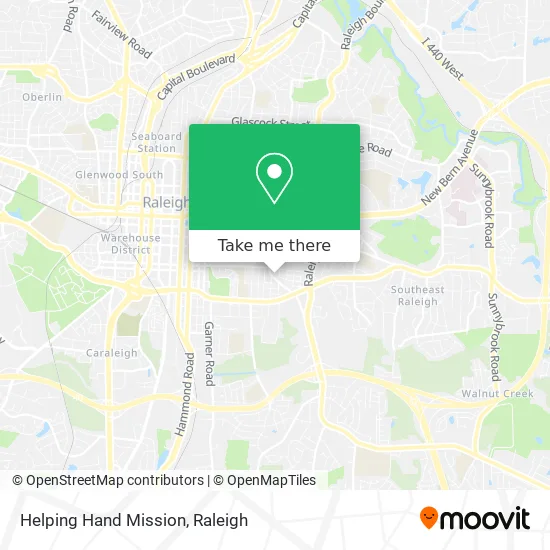 Helping Hand Mission map