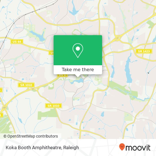 Koka Booth Amphitheatre map