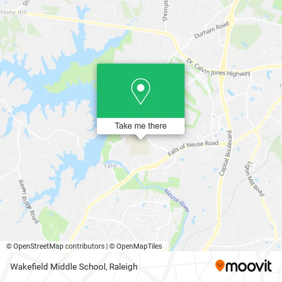 Wakefield Middle School map