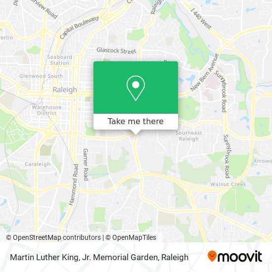 Martin Luther King, Jr. Memorial Garden map