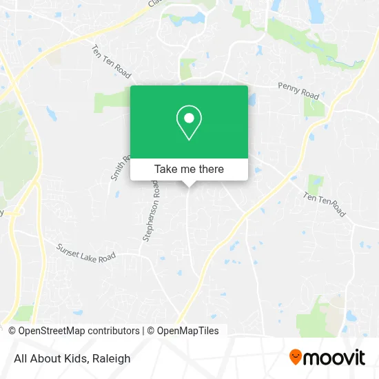 All About Kids map