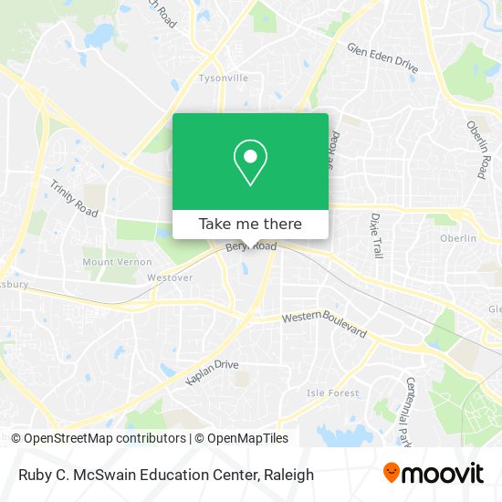 Ruby C. McSwain Education Center map