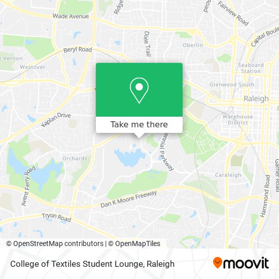 College of Textiles Student Lounge map