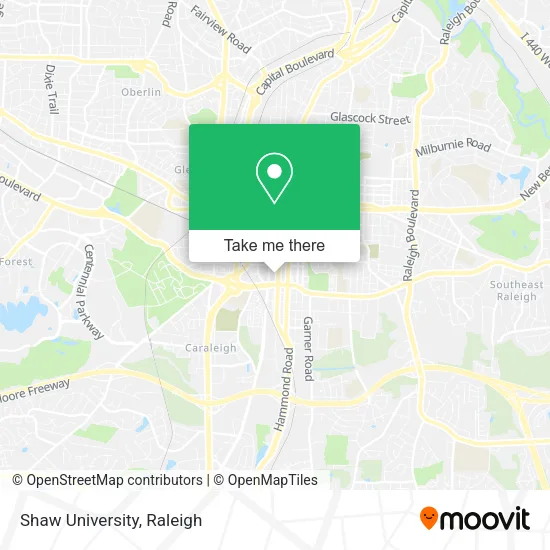 Shaw University map