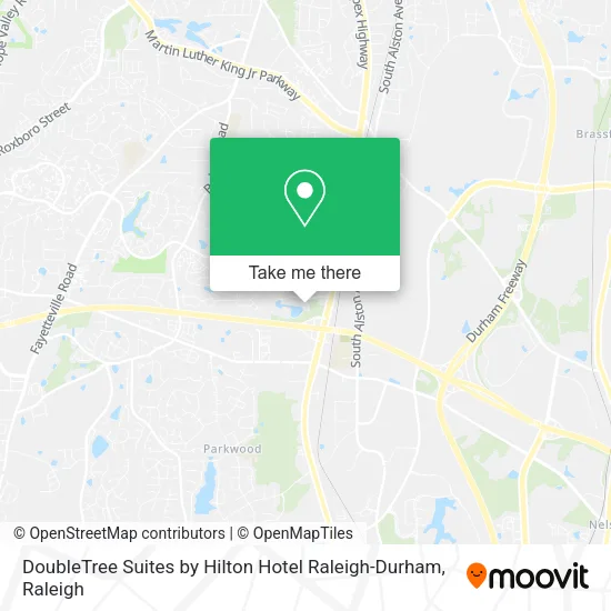 DoubleTree Suites by Hilton Hotel Raleigh-Durham map