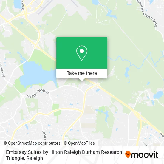 Embassy Suites by Hilton Raleigh Durham Research Triangle map