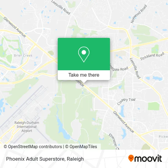 Phoenix Adult Superstore map