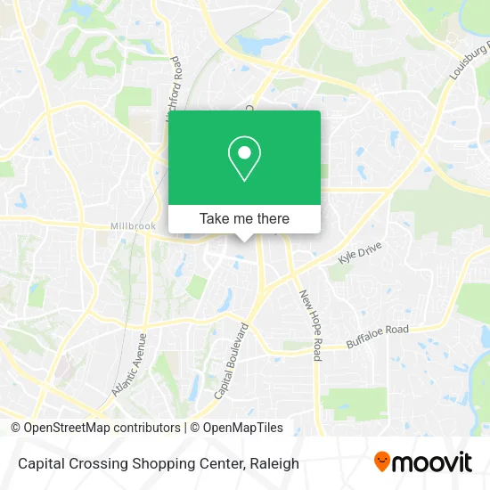 Mapa de Capital Crossing Shopping Center