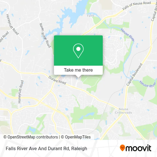 Falls River Ave And Durant Rd map