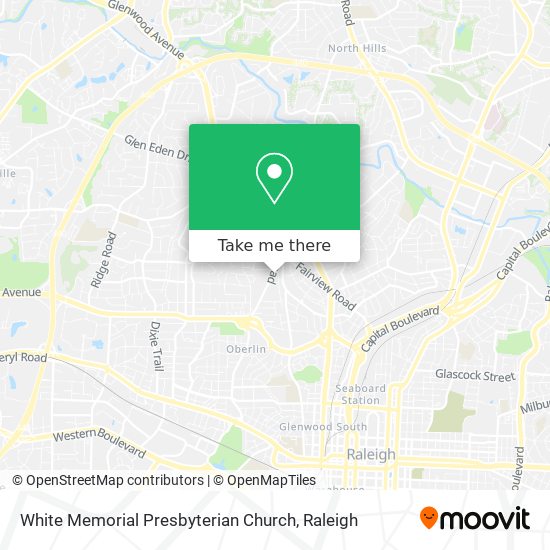 White Memorial Presbyterian Church map