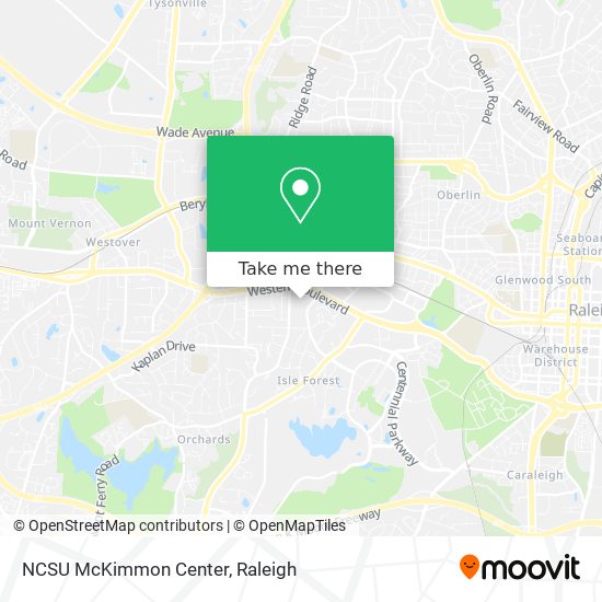 NCSU McKimmon Center map