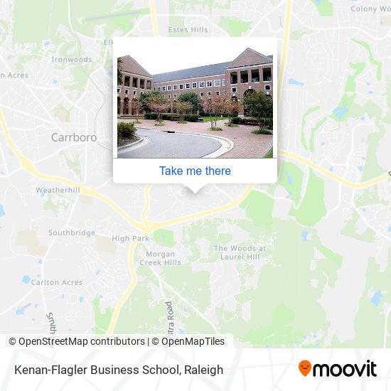 Kenan-Flagler Business School map