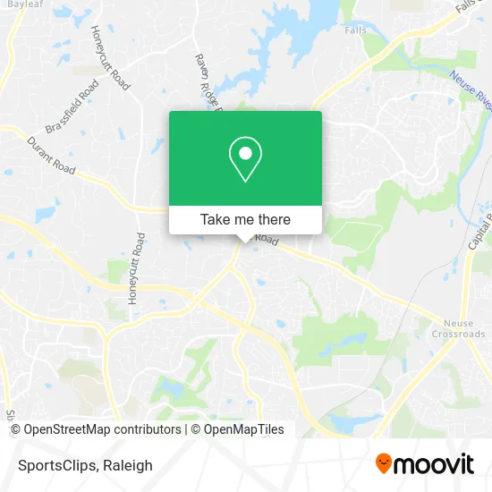 SportsClips map