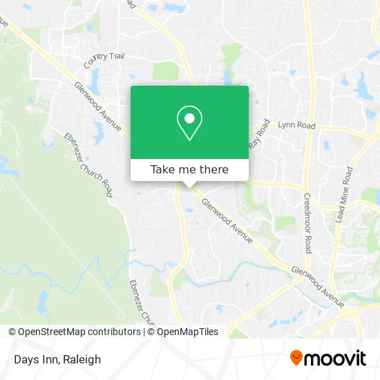 Days Inn map