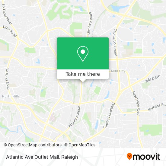 Atlantic Ave Outlet Mall map
