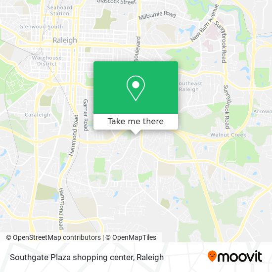 Southgate Plaza shopping center map