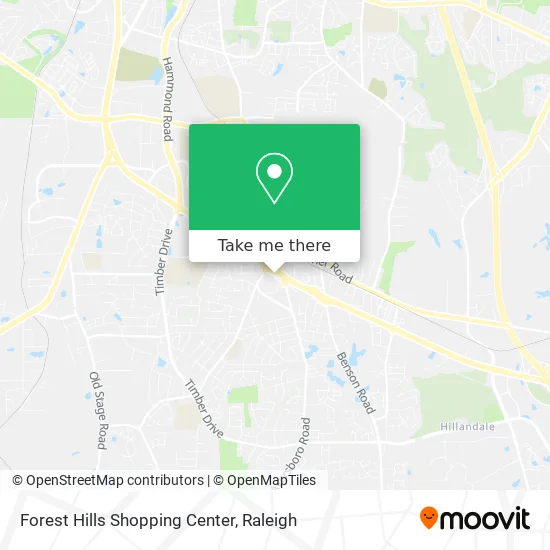 Forest Hills Shopping Center map