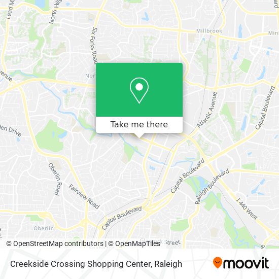 Creekside Crossing Shopping Center map