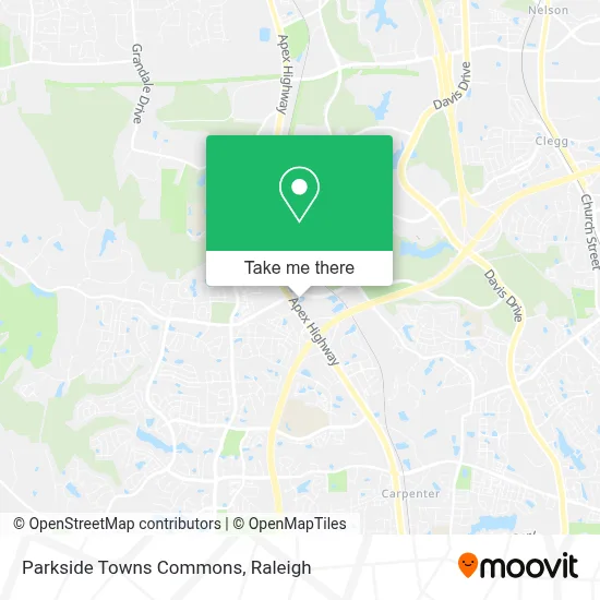 Parkside Towns Commons map