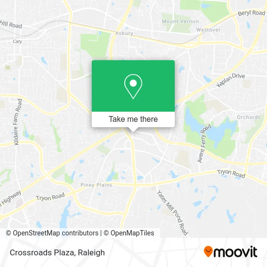 Crossroads Plaza map