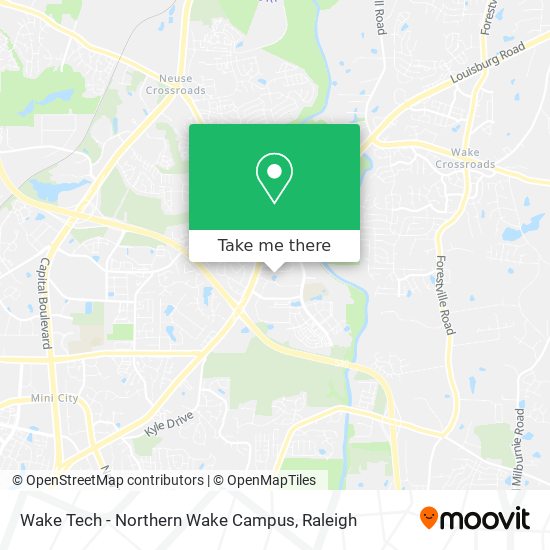 Mapa de Wake Tech - Northern Wake Campus