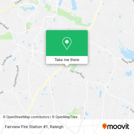 Fairview Fire Station #1 map
