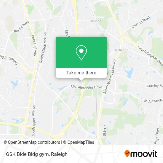 GSK Bide Bldg gym map
