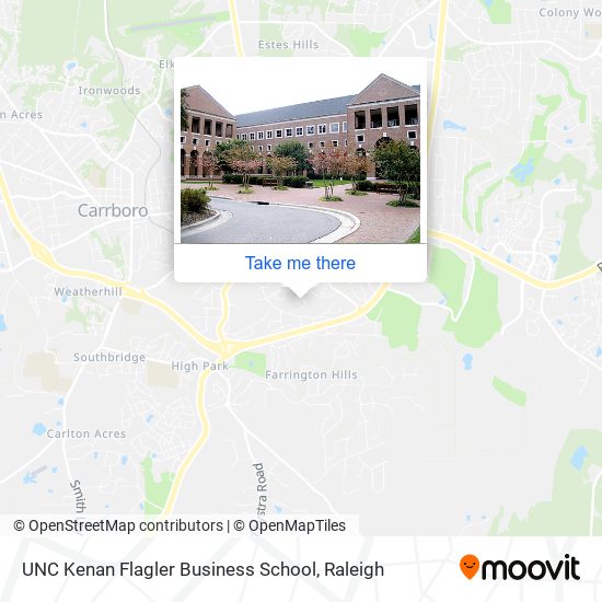 Mapa de UNC Kenan Flagler Business School
