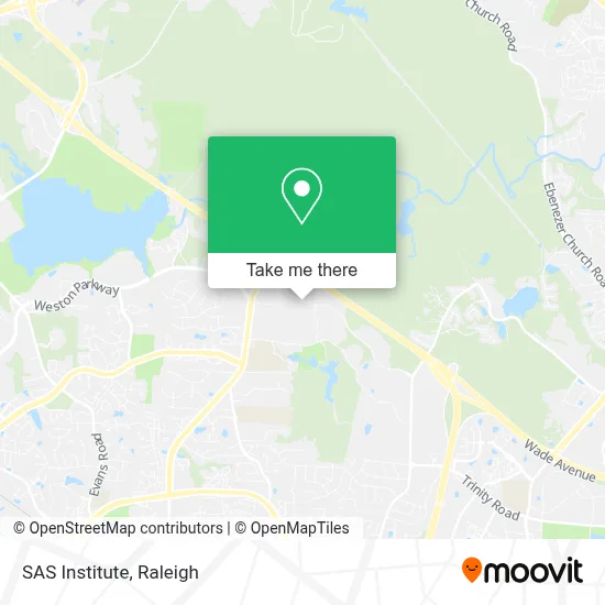 SAS Institute map