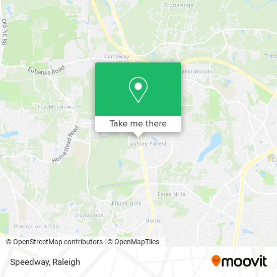 Speedway map