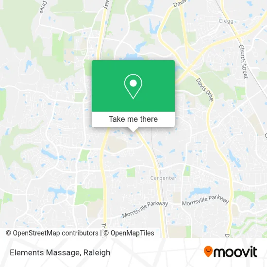 Elements Massage map