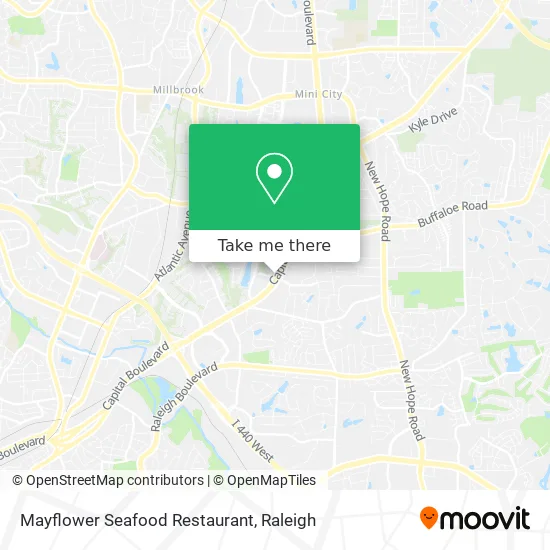 Mayflower Seafood Restaurant map