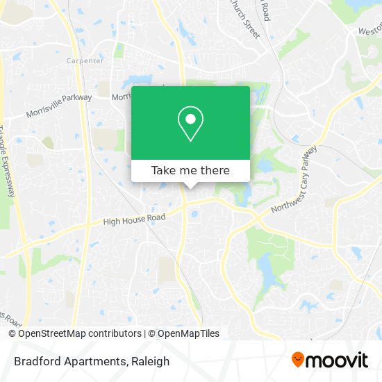 Mapa de Bradford Apartments