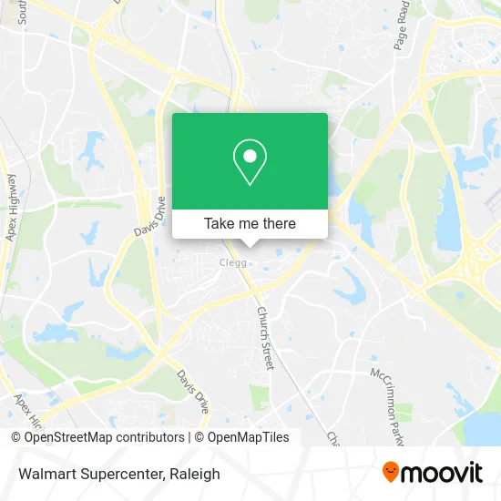 Walmart Supercenter map
