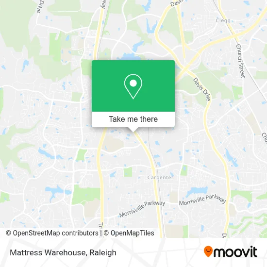 Mattress Warehouse map