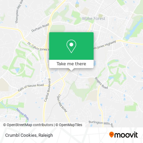 Mapa de Crumbl Cookies