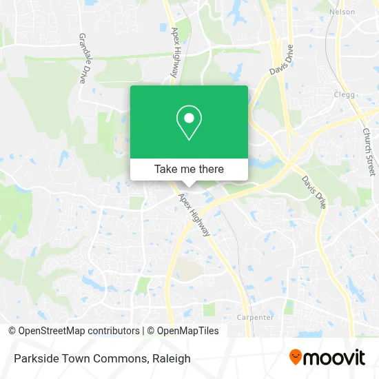 Parkside Town Commons map