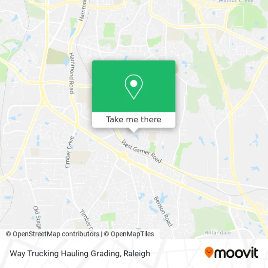 Way Trucking Hauling Grading map