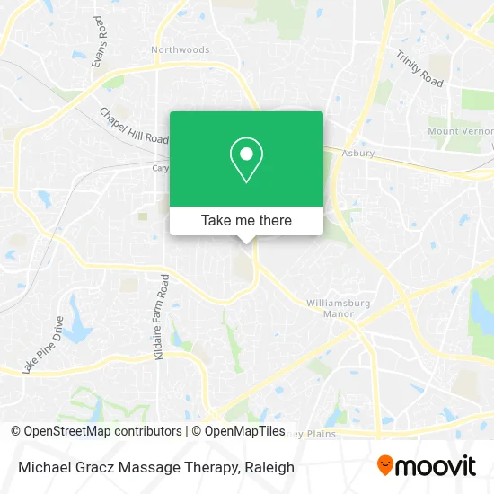 Michael Gracz Massage Therapy map