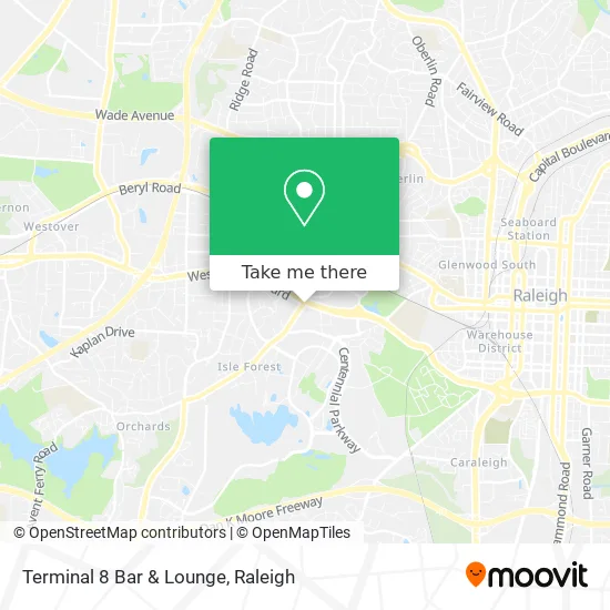 Terminal 8 Bar & Lounge map