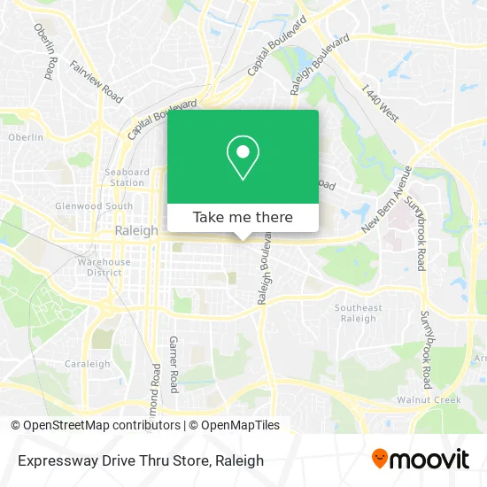 Expressway Drive Thru Store map