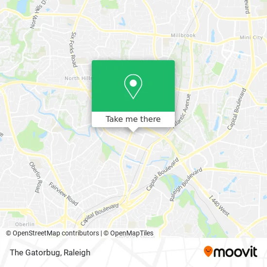 Mapa de The Gatorbug