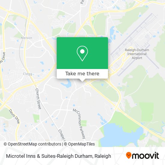 Microtel Inns & Suites-Raleigh Durham map