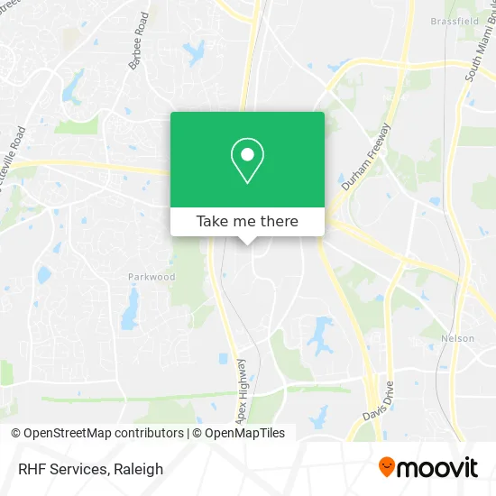 Mapa de RHF Services