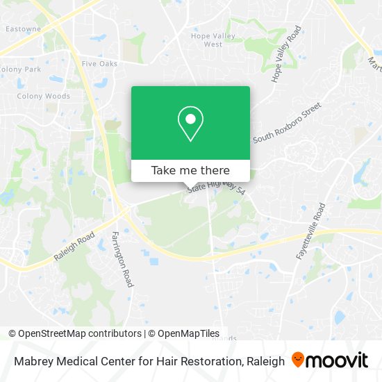 Mapa de Mabrey Medical Center for Hair Restoration