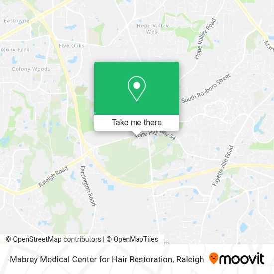 Mabrey Medical Center for Hair Restoration map