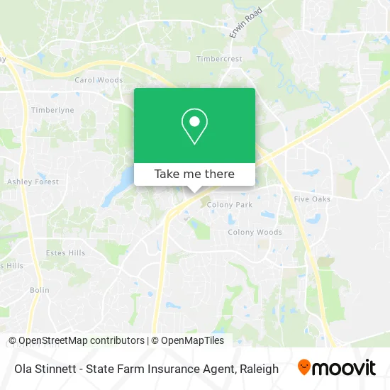 Ola Stinnett - State Farm Insurance Agent map