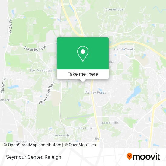 Seymour Center map